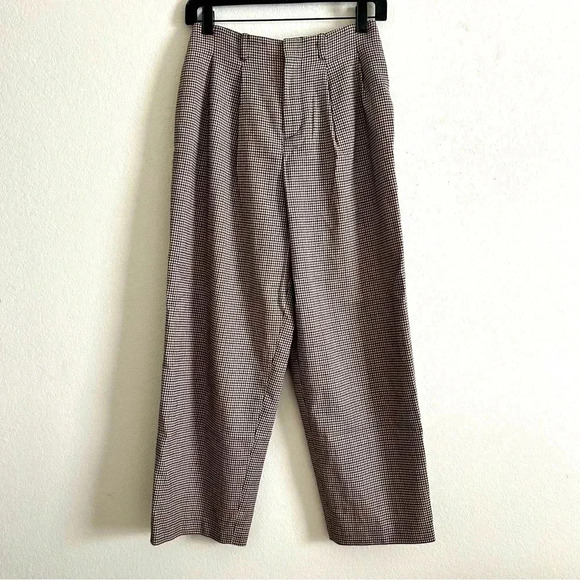 Velvet by Graham & Spencer Plaid Trousers | size 6 - Picture 1 of 9